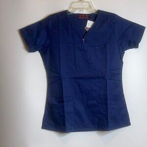 NWT Beverly Hills Uniforms Scrubs Top Small S